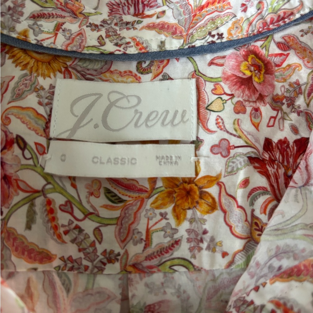 J. Crew Classic Liberty Garden of Life Button down
Size 0 - Picture 2 of 7
